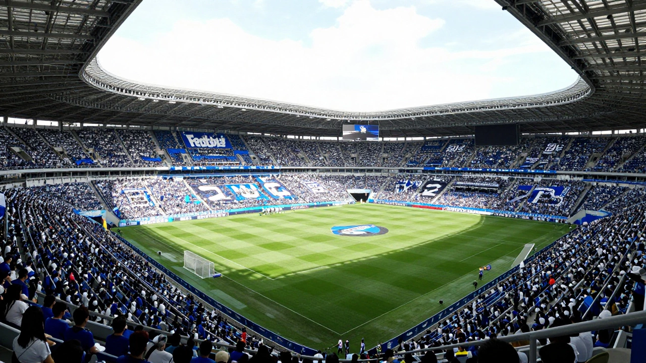 Crowded Saitama Stadium during a professional J.League football match